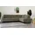 PLACES OF STYLE Ecksofa »Pinto, 290 cm, Cord, Chenille, Lederoptik, Ottomane links / rechts«, mit Keder, schwarze Metallfüße, Wellenunterfederung, grün