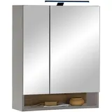 BASIC by Balculina »Denver Spiegelschrank, Badezimmerschrank BxHxT 60x75x22«, (1 St.), Breite 60 cm, Tür L/R montierbar, Softclose