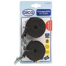 Alca Spanngurte 2 x 2,5 m 250 daN Schwarz