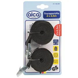 Alca Spanngurte 2 x 2,5 m 250 daN Schwarz