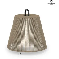 Wever & Ducré Schirm-Überzug für Outdoor LED Akku-Leuchte COSTA 1.0 - ROPE 1.0, Sandbraun WEV-90057171