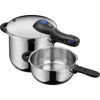 WMF Perfect Plus One Pot Schnellkochtopf-Set, 22 cm, 6,5 und 3,0 Liter