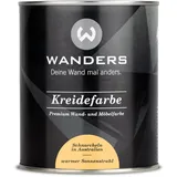 Wanders Shabby Chic Kreidefarbe 750 ml - Warmer Sonnenstrahl/Helles Orange - Küchenmöbellack und Möbelfarbe ohne Schleifen. Chalk Paint, für Holz & mehr. Hohe Deckkraft, schnell trocknend