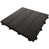 Trendline Klickfliese WPC 30 x 30 x 2,1 cm grau