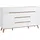 Sideboard 169 x 101 x 40 cm Weiß / Eiche