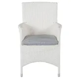 VCM Malin Gartenstuhl 58 x 92 x 65 cm weiß 2 St.