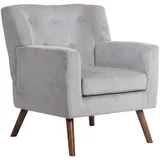 CLP Sessel Kioni Cordbezug, Polstersessel mit Armlehnen, Ohrensessel bis 150 kg, Relaxsessel, Fernsehsessel, Wohnzimmer