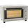 Homcom Mini Backofen 21L Pizza-Ofen, Miniofen inkl. Backblech, Grillrost und Krümmelblech, 1400W Tischbackofen mit 1h Timer, 100-230 °C, Metall,