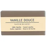 SAVON DU Midi Seife mit Karitébutter, Süße Vanille, 100g Pack)