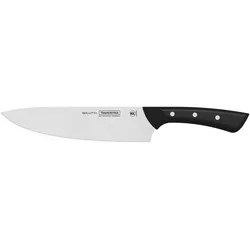 Tramontina SOLUTTA Kochmesser, 21 cm, Küchenmesser, rostfreier Edelstahl, Allzweckmesser, ergonomischer Griff, NSF-zertifiziert, spülmaschinenfest