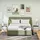 Homcom Nachttisch Weiß, Holzwerkstoff, 39.6x50.4x32.3 cm, Schlafzimmer, Nachttische