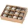 Boltze Weihnachtskugel Lola Ø 3 cm grau weiß 12 er Set