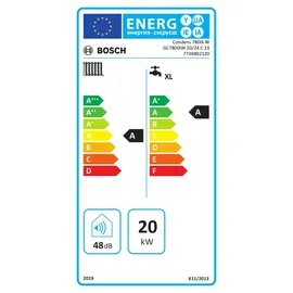Bosch Condens GC7800iW 20/24 C 23, 20 kW mit Anschlussplatte Unterputz
