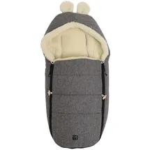 Kaiser 65322 HOODY MAUS WOOL Babyschalen Woll Fußsack (sleet grey)