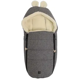 Kaiser 65322 HOODY MAUS WOOL Babyschalen Woll Fußsack (sleet grey)