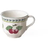 Villeroy & Boch French Garden Fleurence Kaffeetasse, 200 ml, Höhe: 6,8 cm, Premium Porzellan, Weiß/Bunt, 10-2281-1300