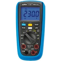 Metrix MTX 204 Hand-Multimeter digital Grafik-Display CAT III 600 V Anzeige (Counts): 6000