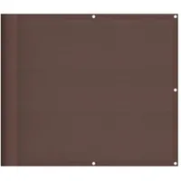 VidaXL Balkon-Sichtschutz Braun 90x800 cm 100 % Polyester-Oxford
