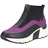 Rieker N6352 schwarz-lila 41