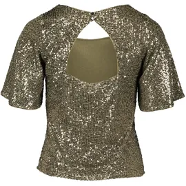 Vera Mont Pailletten-Bluse Braun 46