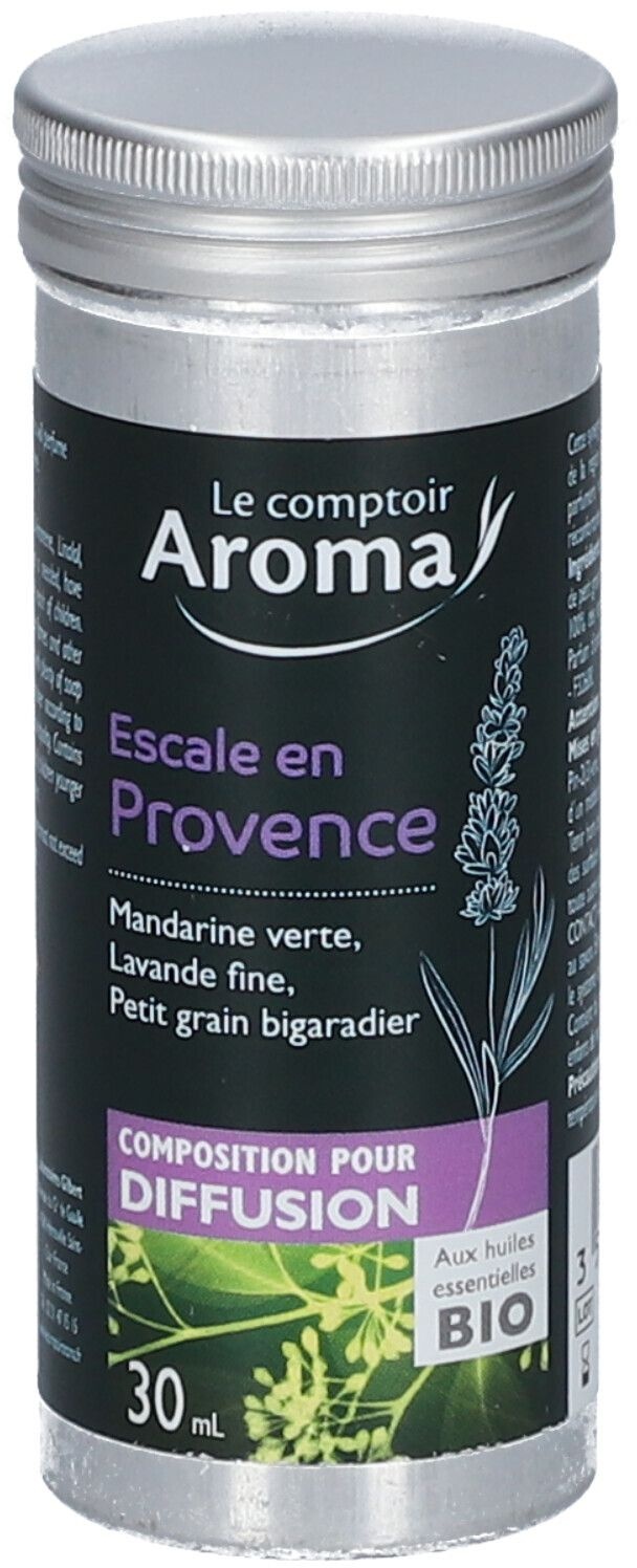 Le Comptoir Aroma Composition pour Diffusion Escale en Provence 30 ml huile