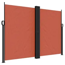 vidaXL Seitenmarkise 180 x 1200 cm Braun Polyester