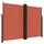 vidaXL Seitenmarkise 180 x 1200 cm Braun Polyester