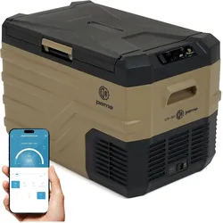 Elektrische Kühlbox Peme Quest 40 12/230v Tiefkühl Camping khaki|SCHWARZ 35 LITER