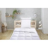 OTTO home Daunenbettdecke + Kopfkissen OTTO HOME "Sorsele, Bettdecke 135x200 cm oder 155x220 cm, 2-tlg.", weiß, B/L: 135cm x 200cm Anzahl Teile 1, B/L: 80cm x 80cm Anzahl Teile 1, Bezug: Baumwolle Füllung: Entendaune/-feder, normal, Bettdecken Bezug: 100% Baumwolle.