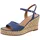 TAMARIS Keilsandaletten Damen Blau 39