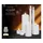 Lumineo LED Wachskerzen 7 St. weiß