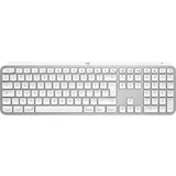 Logitech Keys S for Mac, Pale Grey, weiß/grau, LEDs weiß, Logi Bolt, USB/Bluetooth, US (920-011638)