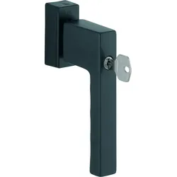 HOPPE® Fenstergriff absperrbar Toulon 0737S/UD9024, mit Schrauben, Aluminium