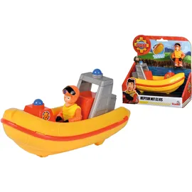 Simba Feuerwehrmann Sam Neptun Boot mit Elvis Figur 19 cm