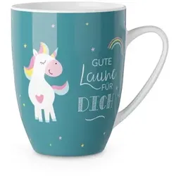 la vida Porzellan Becher - Einhorn