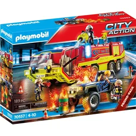 Playmobil City Action Feuerwehreinsatz mit Löschfahrzeug 70557