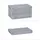 Relaxdays Transportbox 58,5 x 39,5 x 32,5 cm 1-tlg. grau