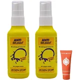 Anti Brumm Zecken Stopp Pumpspray 2x 75 ml I Schutz vor Zecken I Zeckenspray I Icaridin I Für Erwachsene und Kinder ab 2 Jahren I Insekten-Repellent I Spar-Set plus Pharma Perle give-away