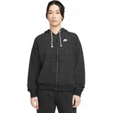 Nike Gym Vintage Sweatshirtjacke Damen schwarz - L