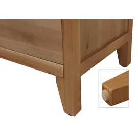 Mendler Apothekerkommode 80 x 91 x 40 cm Braun