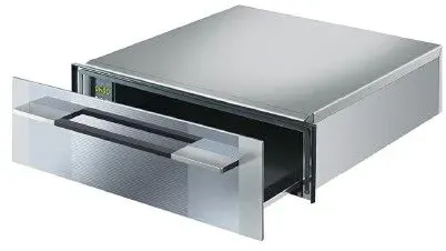 CT15-2 Einbau Wärmeschublade Linea Design 15 cm hoch - Farbe Edelstahl