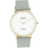 Oozoo Unisex Uhr C20245 Analog Quarzuhr Armband grau Vintage Series D2UOC20245 - Grau