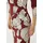 Aniston SELECTED Jerseykleid Midi Geblümt Rot/Schwarz/Weiß 34