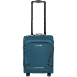 Handgepäck-Trolley TRAVELITE "JETPACK Easy 2 Cabin, konzipiert für EasyJet, Vueling & Wizz", Gr. B/H/T: 30cm x 40cm x 20cm 21 l, blau (petrol), Polyester, unifarben mit Farbeinsätzen, Koffer, Weichgepäck-Koffer Handgepäck für die meisten gängigen Airlines