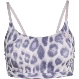 adidas - Optime Essentials Workout Leopard Light Support BH Damen ice purple