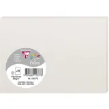 Clairefontaine 11377C Packung mit 25 Karten Pollen C6, 210g, hellgrau