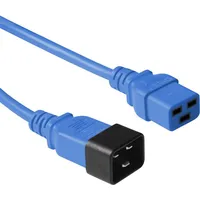 MicroConnect Panduit Stromkabel Blau m C20-Koppler