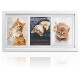 bomoe Bilderrahmen Galeria Weiß 10x15 cm 3er Set