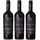 Rotwein Epicuro Negroamaro Puglia IGP feinfruchtig aus Italien 750ml 3er Pack