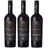 Rotwein Epicuro Negroamaro Puglia IGP feinfruchtig aus Italien 750ml 3er Pack